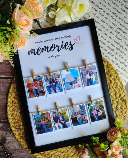 Personalized polarized photo frame