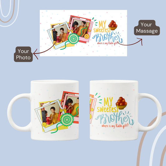 Personalize Rakhi Mug